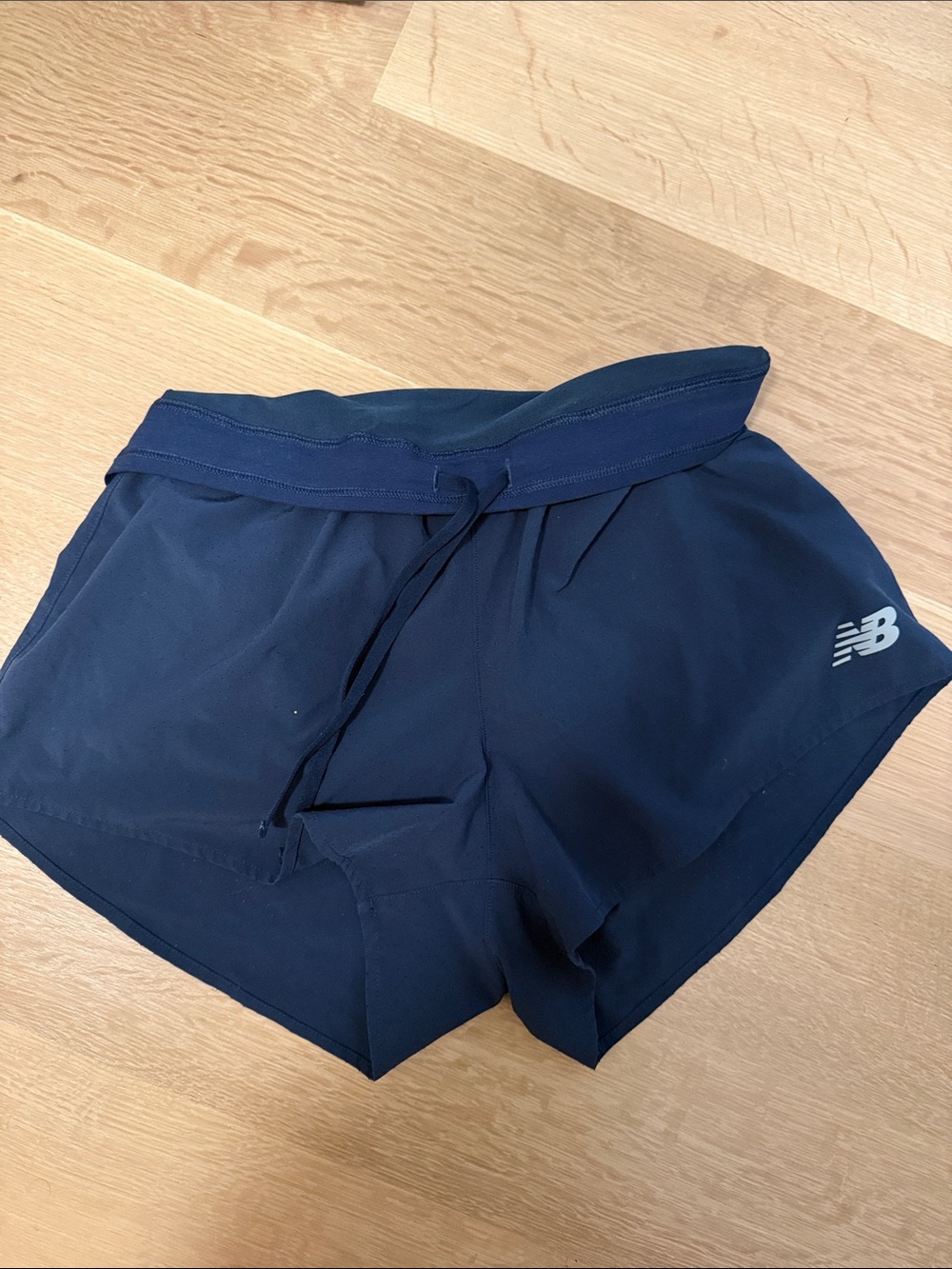New Balance Women's Dark Blue Athletic Running Shorts